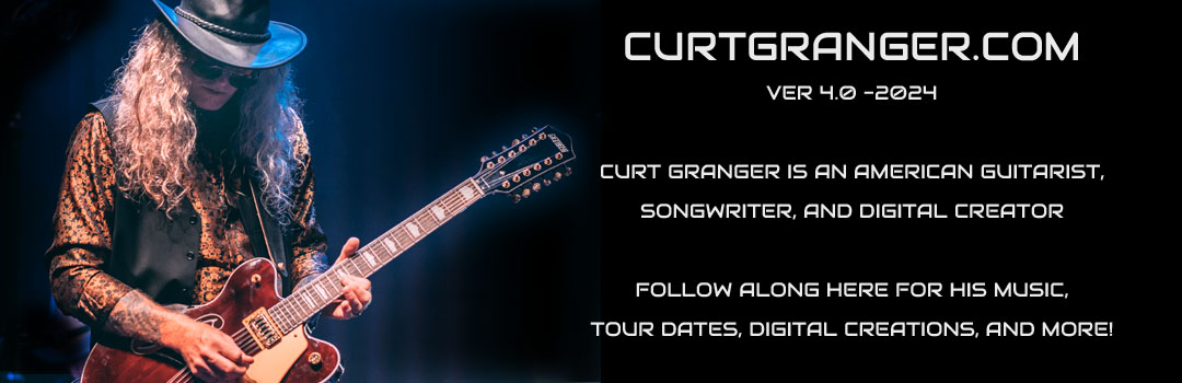 Curt Granger ver 4.0 -2024 Curt Granger is an American guitarist, songwriter, and digital creator. Follow along here for his music, tour dates, digital creations, and more!  