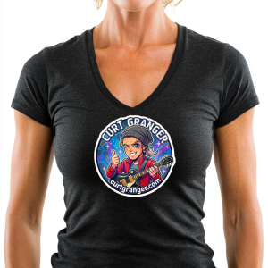Curt Granger Ladies V-Neck Tee