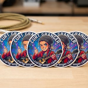 Curt Granger UV 3D PermaStickers 5 pack